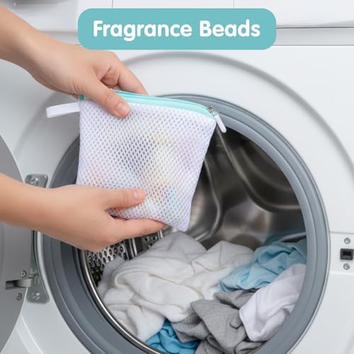 5 Pcs Small Mesh Laundry Bag Mini Lingerie Bags 5.5 x 4.7 Inch for Washing Delicates With Zipper for Socks, Bra, Underwear, Travel Clothing Storage - Image 5