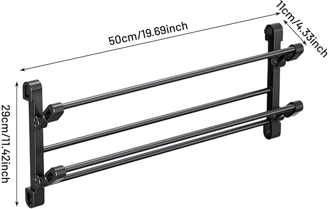Wall Mounted Shoe Rack - Foldable Wall Mount Shoe Holder for Organizer and Storage, Sticky No Drill Shoes Organization Shelf on The Wall for RV Bathroom Camper Garage Entryway