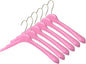 All Hung Up Hangers Plastic Coat Hangers, Clothes Hangers (Pink, 12pk)