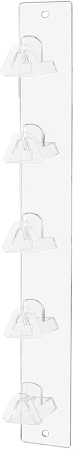 Marketing Holders 5 Tier Eyeglass Display Rack with Hardware Sunglasses Display Wall Mount Clear Acrylic Retail Stores Holder
