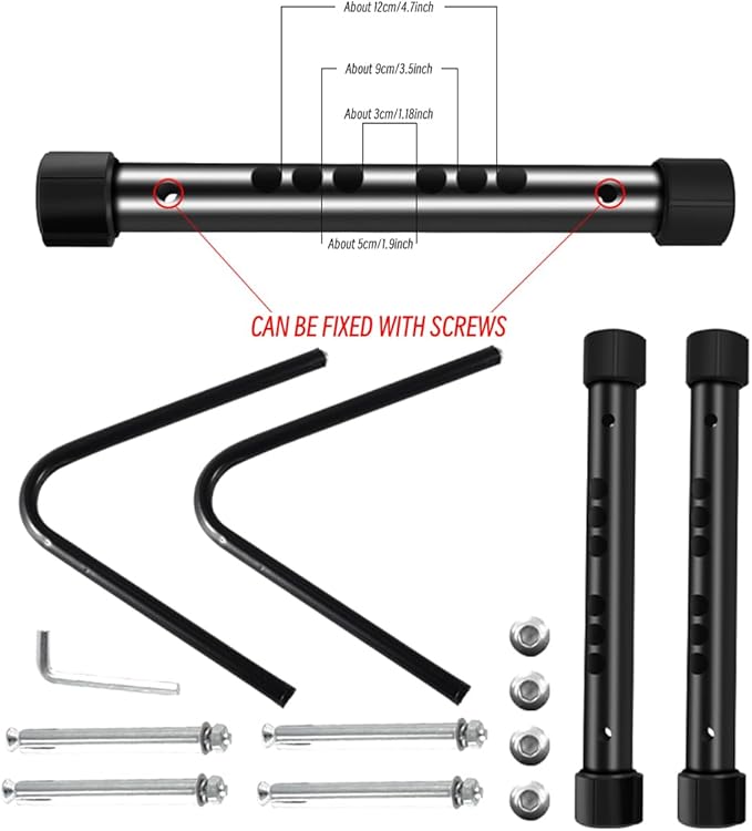 Heavy-Duty Bicycle Parking Stand – Floor & Wall Mounted Rack for Mountain, Road, and Kids Bikes – Rustproof Carbon Steel Frame with Non-Slip Base