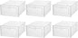 6Pcs Transparent Shoe Storage Boxes Drawer Style Stackable Plastic Shoe Organizers with Large Capacity and Dustproof Containers for Home Closet and Sneaker Storage