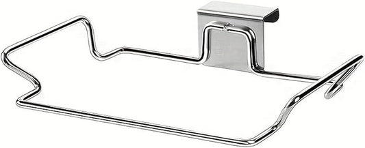 Iron Cabinet Door Trash Bag Holder Versatile Kitchen Trash Bag Holder Storage Rack for Efficient Waste Management Iron