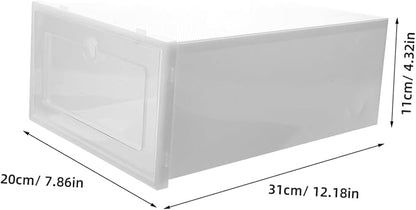 Plastic Drawer Shoe Box Storage for Women Shoes Organizer Closet Storage Bins Stackable Pull-