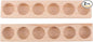 EXCEART Essential Oil Display Stand 6 Slots Organizer Rack Wooden Shelf Compact Storage Holder for Essential Oil Bottles Perfume Nail Polish Desktop