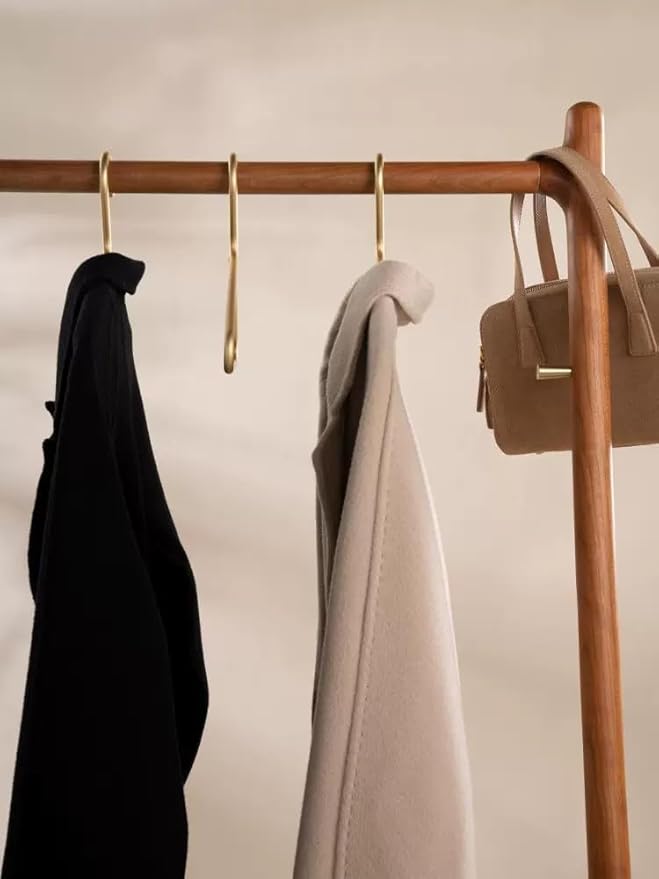 Premium Matte Gold Aluminum Coat Hangers 100 Piece Set, 16.5” Extra Smooth & Durable Metal Shirt Dress Hanger,Aluminum Alloy Hanger,Clothing Support,Clothing Hang