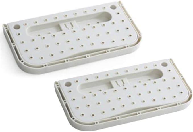 Cyrank Wall Mounted Shoes Rack, 2Pcs Hanging Plastic Shoe Rack Folding Plastic Shoes Holder Storage Organizer Door Shoe Hangers Shoe Storage(White)