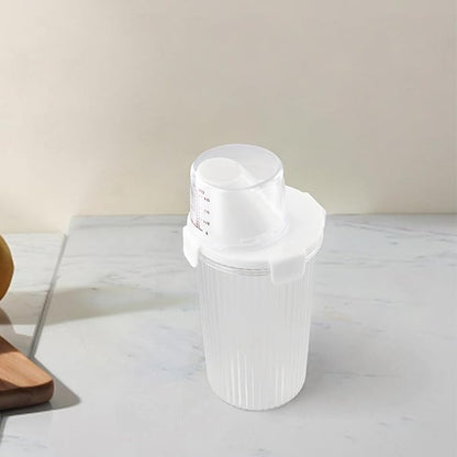 Cereal And Rice Storage Container With Airtight Lid, Pour Spout, And Measuring Cup For Dry Food, Grains Flour Sugar Snacks Pet Food (Small)