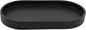 Elegant Resin 9x5 Guest Tray for Home Decor, Versatile for Kitchen, Bathroom, or Vanity, Decorative Tray for Organizing Accessories, Matte Black
