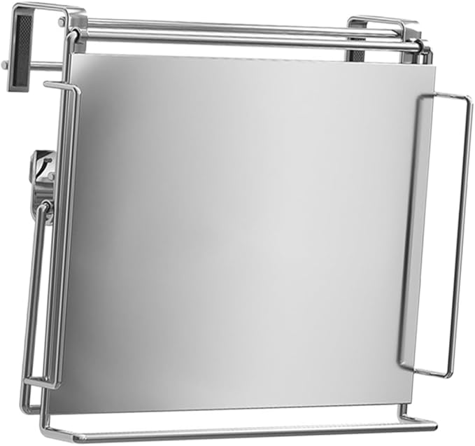 PRETYZOOM Over the Door Cabinet Organizer Rack Foldable Kitchen Shelf for Bathroom Home Storage Strong Load Bearing Hanging Shelf Space Saving Design