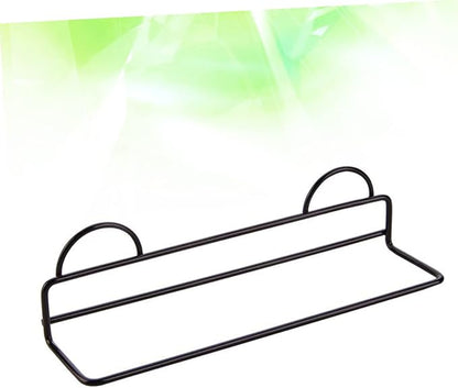 Amosfun 2pcs Eco-friendly Wall Hanging Shoe Rack Single Layer Adhesive Hooks for Shoes Organizer for Bathroom Living Room Door