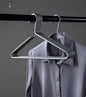 Premium Matte Titanium Gray Aluminum Coat Hangers 10 Piece Set, 16.5” Extra Smooth & Durable Metal Shirt Dress Hanger,Aluminum Alloy Hanger,Clothing Support,Clothing Hang