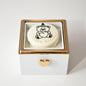 Little Bear Cake Rotating JewelryBox for Proposal - Rotating Ring Box Engagement Ring Box, Surprise Box Ring Bearer Box, necklace box for Birthday,Necklace Holder with Fabric Interior (white)