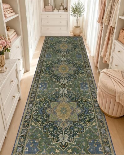 OLANLY 2x7 Washable Runner Rug, Soft Non Slip Carpet for Hallway Kitchen by OLANLY