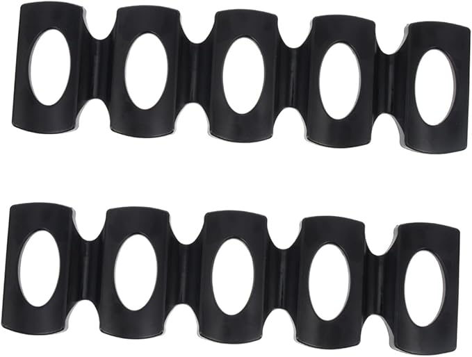 Mikinona 2pcs Silicone Beverage Can and Bottle Organizer for Fridge - Drink Dispenser Mat for Beer Soda and Wine Storage Space-Saving Rack for Household Use