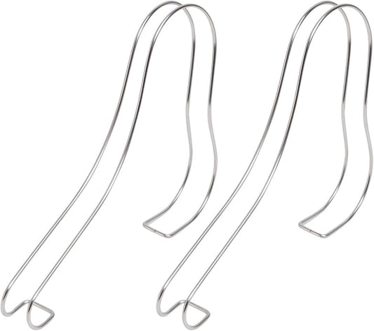 Holibanna 2PCS Metal Sandal Shoes Display Stainless Supports Shaper Forms Inserts Display Rack High Heel Support