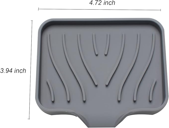 3 Pack Bar Soap Holder, Soap Dish for Shower, Easy to Clean, Soft Silicone Soap Holder, Self Draining Waterfall Soap Holder/Tray/Saver for Bathroom, Kitchen, Bathtub, Keep Soap Dry, Extend Soap Life