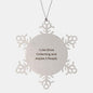 Unique Shoe Collecting Snowflake Ornament, I, Gifts For Friends, Present From Friends, Christmas Ornament For Shoe Collecting, Gift ideas for friends, Best gifts for friends, Unique gifts for friends,