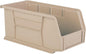 Hudson Exchange 11" x 5-1/2" x 5" Plastic Stackable Storage Bin and Hanging Container (Stone, 1 Pack)