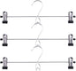 Tosnail 15 Pack Stackable Skirt Pants Clothes Hangers with Non-Slip Clips, Add-On Hangers, Cascading Hangers Space Saving Closet Organizer