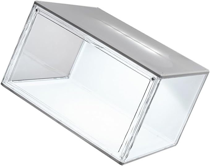 Clear View LED Illuminated Shoe Storage Box Design for Displaying Shoe Collections Domestic Settings Clear LED