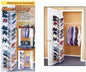 Shoes Away Hanging Organizer Organize 30 Pairs Space Closet TV Holder Over Door