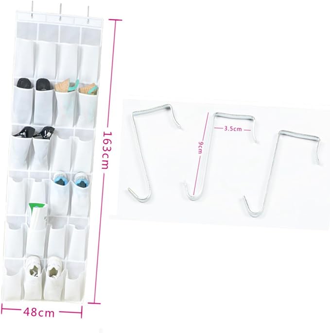 ULTECHNOVO 24pcs Shoe Storage Bag Door Practical Hanging Bag Creative Storage Organizer Decor for Home