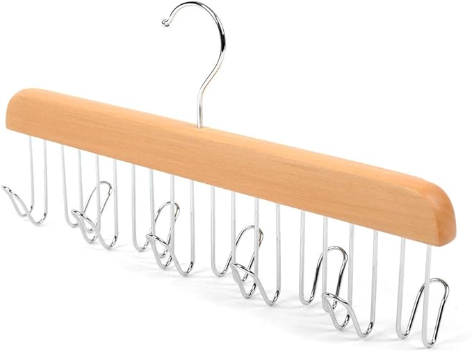 Umo Lorenzo Belt Hanger for Closet - Accessories Organizer Rack for Belts, Ties, and Scarves