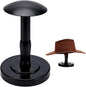 PH PandaHall 1 Set Hat Rack Stand, Black Hat Display Stand 6x8.9inch Cap Holder Stands Closet Hats Organizer for Baseball Caps Hats Cowboy Hat Closet Display Closets Shelve Home Decor