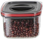 Cereal Storage Box,Large Capacity Airtight Food Storage Containers,Plastic Cereal Storage Containers for Kitchen Organizer Black600ML