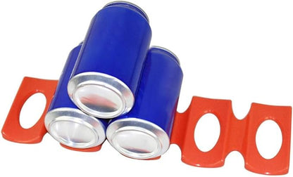 Fdit Bottle Stacking Mat, Foldable Silicone Bottle and Can , Can Holder Rack Space Saver Organizer for Refrigerator, Pantry, Countertop, Cabinet