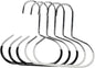 Hat Hanger 20Pcs Versatile Manganese Steel Round Hook Hat Hanger Storage Hook Scarf Towel Hanging Rack for Closet Door Wall(Black White)