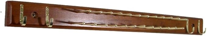 Proman Products HG16176 Tie and Belt Wood Hanger