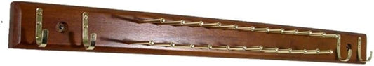 Proman Products HG16176 Tie and Belt Wood Hanger