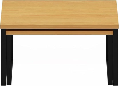 Furinno RAVEL Kitchen Countertop Organizer Set of 2, Counter Shelves, Kitchen Storage, Expandable, Stackable, Spice Rack, for Kitchen, Pantry, Coffee Bar, Beech