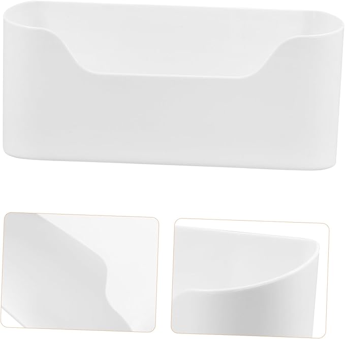 LABRIMP 2pcs Adhesive Kitchen Cabinet Door Organizer Wall-mounted Storage Box for Pantry Bathroom Office Use Material Easy Installation Space-saving Design