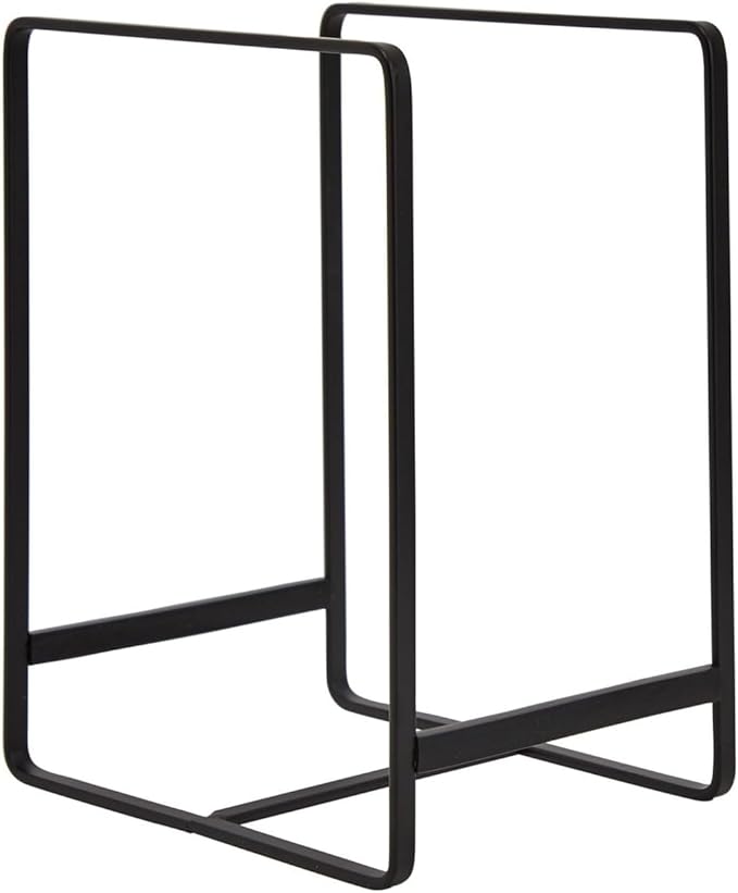 Juvale Iron Kitchen Cabinet Organizer Shelf - Space-Saving Plate Rack Organizer for Cabinet - Pot Lid Holder for Cupboard Shelf - Cutting Board for Countertop Stand - Black, Pack of 3