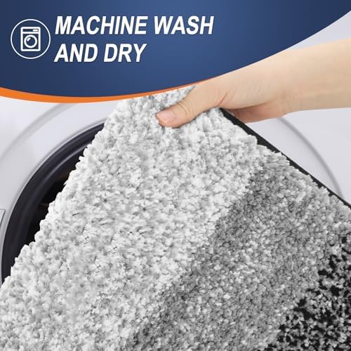 OLANLY Small Bathroom Rugs 24x16, Extra Soft Absorbent Microfiber Bath Rugs - Image 6