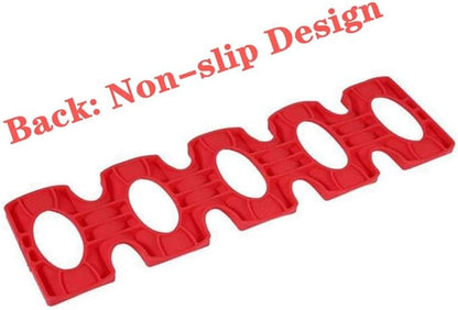 Drink Dispenser for Fridge - Water Bottle Organizer Soda Can Organizer for Refrigerator Space Saver Beverage Can Storage Holder Foldable Silicone Beer Can Stacker Fridge Mat 2 Pcs