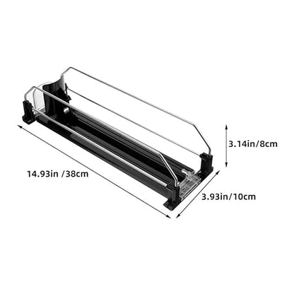 Automatic Pusher Soda Dispenser Efficient Drinks Organizer for Fridge Neat and Orderly Arrangement Easy to Use for Cans for Home and Parties