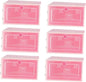 Ciieeo 6PCS Transparent Stackable Shoes Storage Boxes S Pink Thicken Plastic Containers for Closet Organizers with Front Door for Easy Shoe Display and Space Saving
