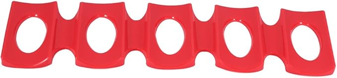 Red Silicone Can Bottle Rack, Fridge Can Holder Beer Mat Wine Bottle Mat Stacking Tidy Tool Kitchen Bar Accessories for Stacking Soda Bottled Water Drinks