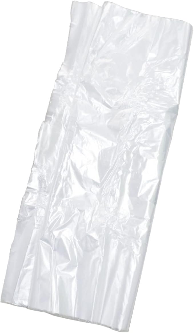 100 Pack Garment Bag,Transparent Clothing Cover, Storage Bag for Short or Children's Clothing (55 * 80)