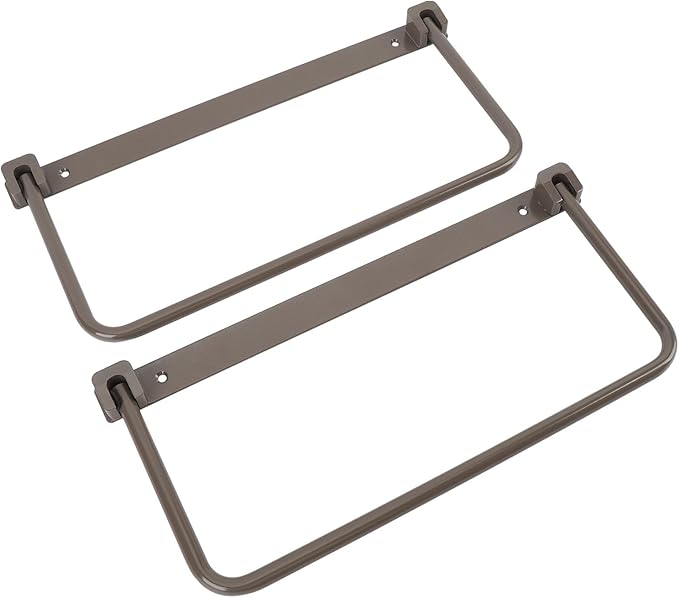 Foldable RV Shoe Rack, Alumiun Alloy Hanging Shoe Storage Shelf for Motorhome Yacht, Wall Mounted Shoe Organizer for RV with Installation Screws, Fitment for RV, Travel Trailer,