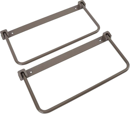 Foldable RV Shoe Rack, Alumiun Alloy Hanging Shoe Storage Shelf for Motorhome Yacht, Wall Mounted Shoe Organizer for RV with Installation Screws, Fitment for RV, Travel Trailer,