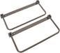 Foldable RV Shoe Rack, Alumiun Alloy Hanging Shoe Storage Shelf for Motorhome Yacht, Wall Mounted Shoe Organizer for RV with Installation Screws, Fitment for RV, Travel Trailer,