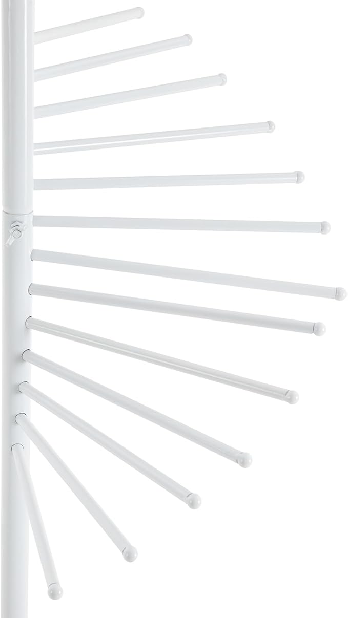 Scarf Display Stand, Spiral Scarf Display Rack Iron Scarf Organizer Stand, Freestanding Scarf Display Holder Scarf Rack Towel Rack Ties Belt Pants Hanging Rack for Home, Clothing Store, Boutique