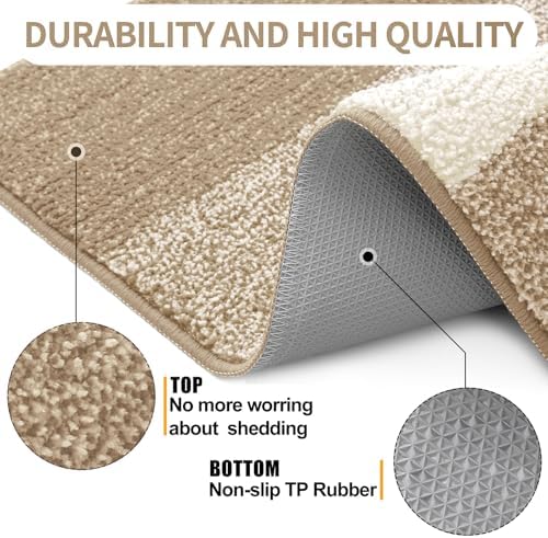 Kitinjoy Indoor Outdoor Door Mat, 47x20 Non-Slip Dirt Trapper Doormats - Image 3