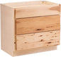 Quicklock RTA (Ready-to-Assemble) | Base Kitchen Cabinets - Shaker Style | Made in America (Rustic Hickory, 30" W x 34.5" H x 24" D 3 Drawer Pots and Pans)