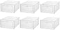 Cabilock 6Pcs Transparent Shoe Storage Boxes Thickened Plastic Containers with Front Opening Drawer Design for Dustproof Shoe Organization Large Capacity for Home Dorm Bedroom Use
